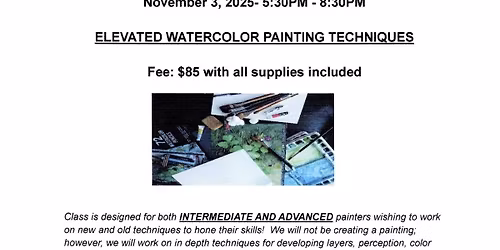 Elevated Watercolor Painting Techniques
