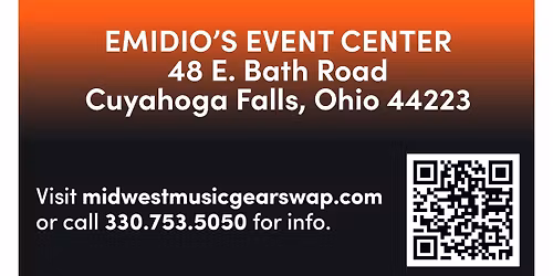 Midwest Music Gear Swap Fall 2025 in person swap meet