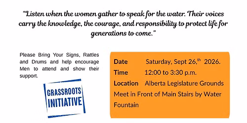PROTEST\/RALLY - She Stands For Truth and Justice: Protecting Water For Future Generations