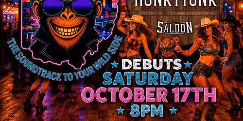 \ud83d\udd25 Third Monkey LIVE at The Urban Honkytonk \u2014 Debut Night! | Saturday, October 17 \u2022 8PM