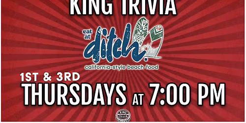 Trivia Night at Ditch Kitchen and Surf Bar (Bay Shore)