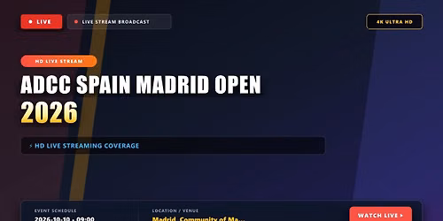 LIVE`Stream@!~ ADCC Spain \u2013 Madrid Open 2026 - Livestream