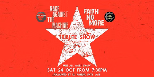 Rage Against the Machine (Rage Rebellion) + Faith No More show (The Worm Turns)!