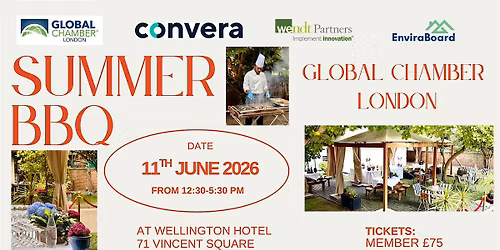 Global Chamber\u00ae London Summer Party 2026