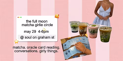 May full moon  matcha girlie circle