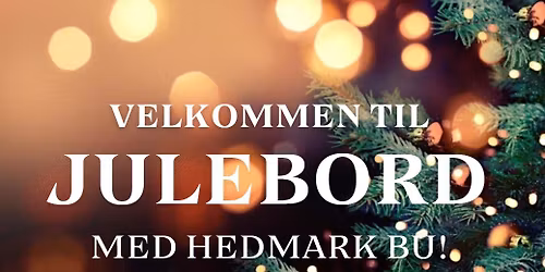 Julebord med Hedmark BU!\ud83e\udd42