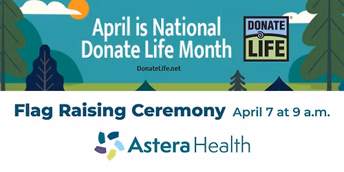 Donate Life Flag Raising Ceremony
