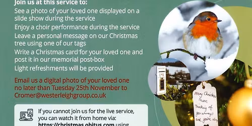 Christmas Carol and Memorial Service