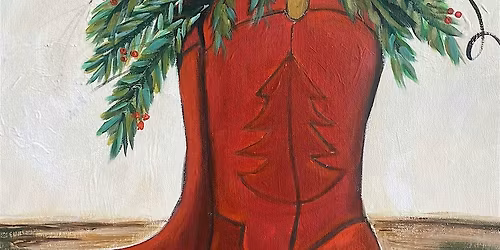 Christmas Cowboy Boots