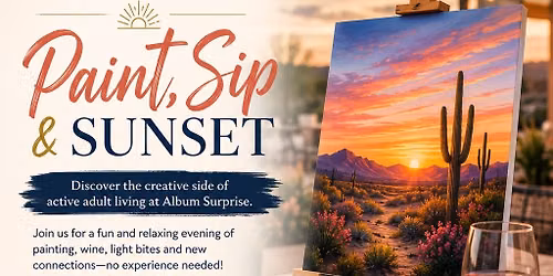 Paint, Sip, & Sunset!