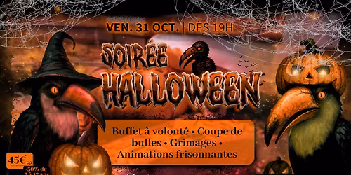 Soir\u00e9e Halloween | Van der Valk Mons