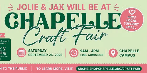 Jolie & Jax at the 2026 Chapelle Craft Fair
