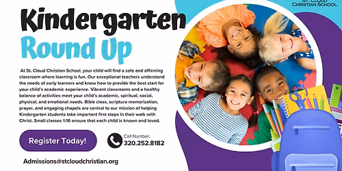 \u2728 Kindergarten Round Up \/ Save Your Seat in SCCS\u2019s New Campus! \u2728