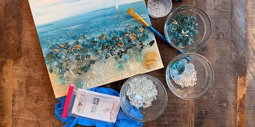 Life is a Beach Paint\/Resin Class Monterrey Mexican Grill