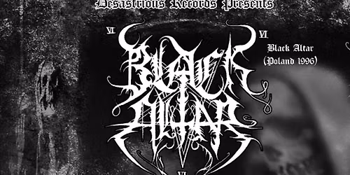 Black Altar w\/ Poltergeist + Thornspawn + Angel Massacre