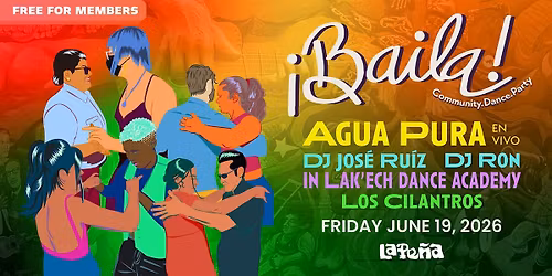 \u00a1BAILA! Community. Dance. Party. - Live Salsa ft. Agua Pura