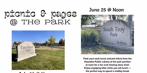 Picnic & Pages @ the Park