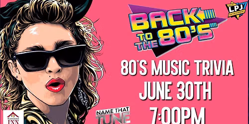 Back to the 80\u2019s Music Trivia 