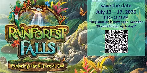 Rainforest Falls VBS - Vacation Bible School 2026
