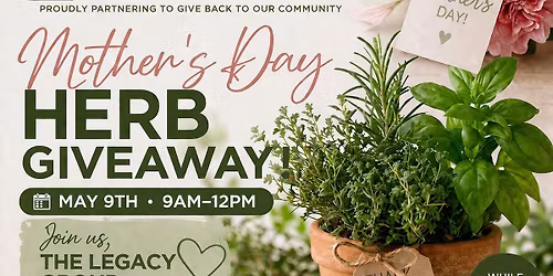 Mother\u2019s Day Herb Giveaway 