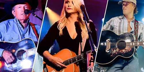George Strait, Miranda Lambert & Hudson Westbrook 