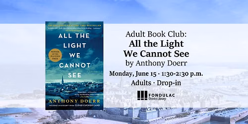 Adult Book Club: All the Light We Cannot See