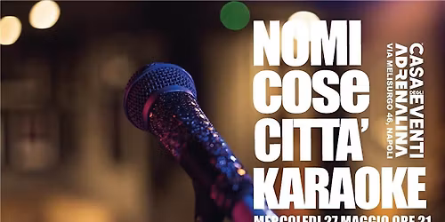 Mix al Karaoke e al gioco ''Nomi, Cose e Citt\u00e0'