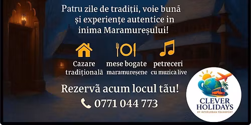 Revelionul Intarziatilor \u00een Maramure\u0219 1450lei\/pers.