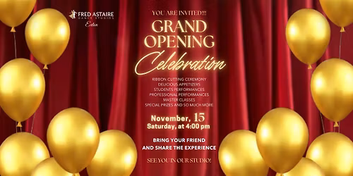 \ud83d\udc83\ud83d\udd7a GRAND OPENING CELEBRATION! \ud83d\udd7a\ud83d\udc83