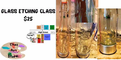 Glass Etching\/ Painting Class