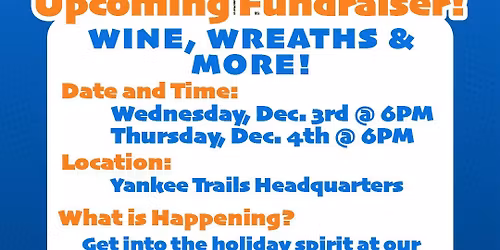 Bus Stop Club Fundraiser: Wine, Wreaths & More!