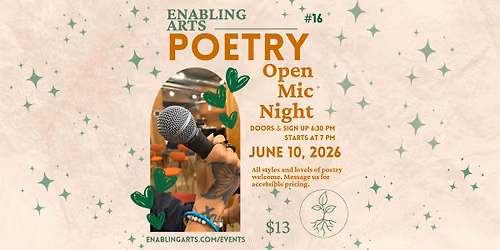 Enabling Arts' Poetry Open Mic