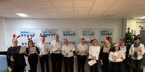 Carol Singing for the Spinal Unit at Pinderfields Hospital