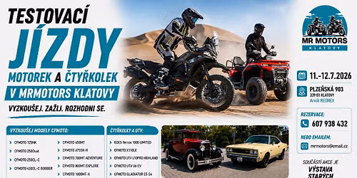 Testovac\u00ed dny CFMOTO v MR MOTORS Klatovy