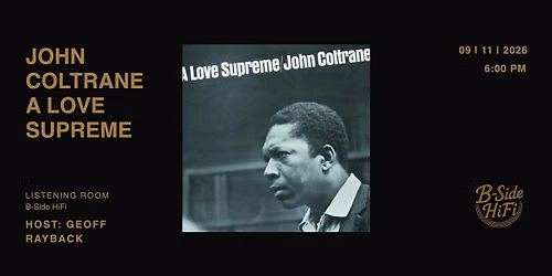 John Coltrane \u2014 A Love Supreme (1965)