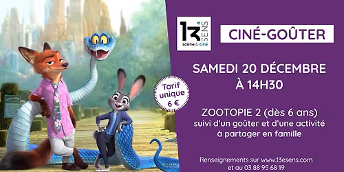 CIN\u00c9-GO\u00dbTER DE NO\u00cbL - Zootopie 2