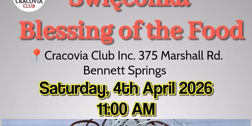 \u015awi\u0119conka - Blessing of the food