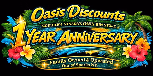 \ud83c\udf89 Join the fun, bring your kids, we will be celebrating \ud83c\udf89 Oasis Discounts \ud83c\udf34 1 Year Anniversary \ud83c\udf89