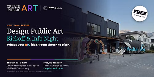 Design Public Art kickoff & info night