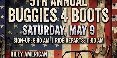 5th Annual Buggies for Boots Ride