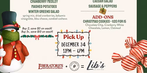 Christmas Family Dinner Packages 