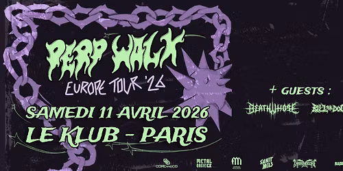 Perp Walk (Hardcore - Bristol, UK) + guests @ Le Klub, Paris