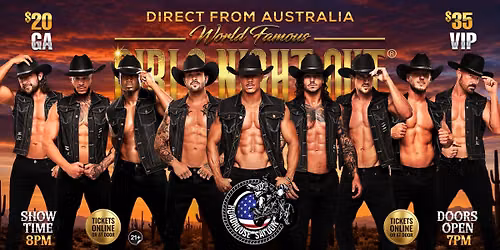 Aug 22nd: Idaho Falls, ID - GIRLS NIGHT OUT LIVE\u00ae AUSTRALIAN TAKEOVER at Roadhouse