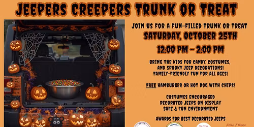 Jeepers Creepers Trunk or Treat @ American Legion Post 9