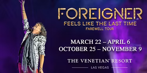 Foreigner Las Vegas Tickets