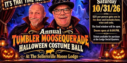 The Annual Tumbler Moosequarade Halloween Costume Ball