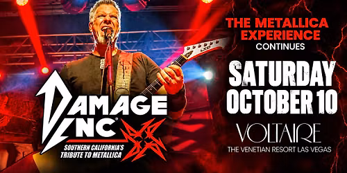 Metallica After Party at Voltaire in The Venetian Resort Casino, LV