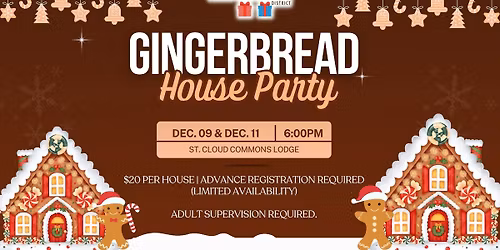 GINGERBREAD HOUSE DECORATING PARTY THURS 12\/11