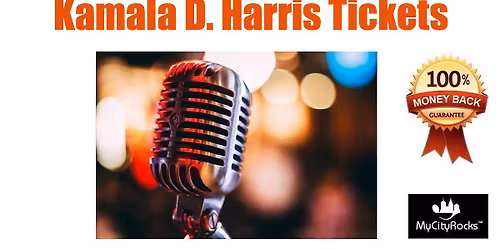 A Conversation With Kamala Harris Tickets New Orleans LA Saenger Theatre NOLA