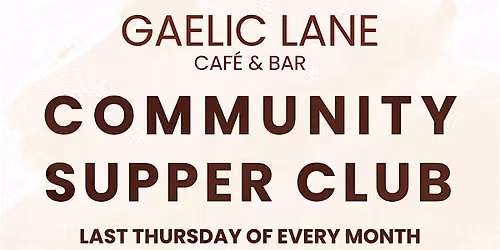 Community Supper Club July